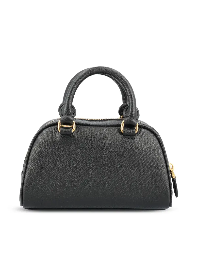 Mini Bauletto Vlogo Signature In Vitello NERO miniatura 2