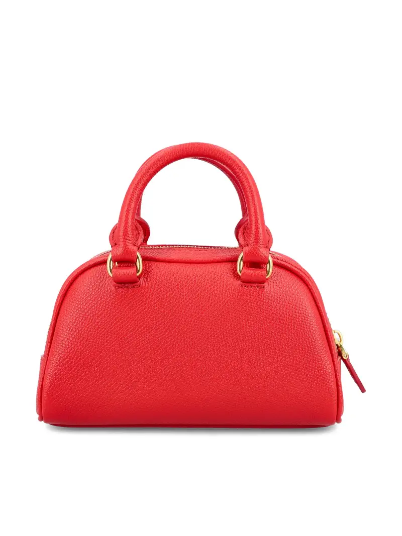 Mini Bauletto Vlogo Signature In Vitello ROSSO miniatura 2