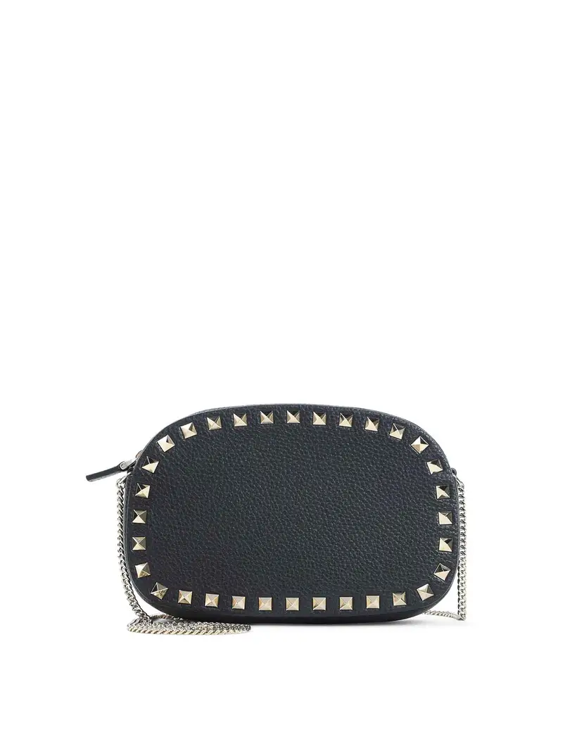 Mini borsa rockstud Nero