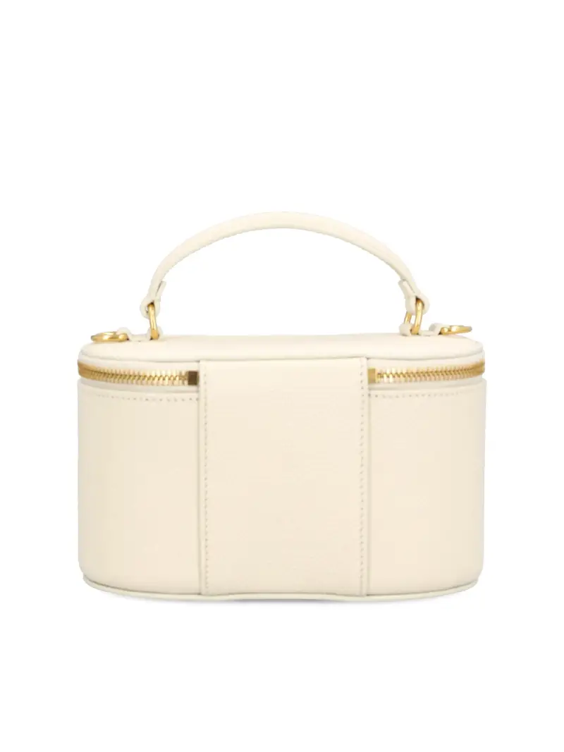 Mini Vanity Bag Vlogo Signature In Vitello BIANCO miniatura 2