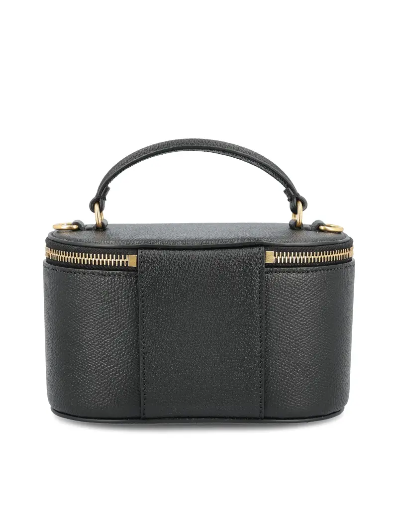 Mini Vanity Bag Vlogo Signature In Vitello NERO miniatura 2