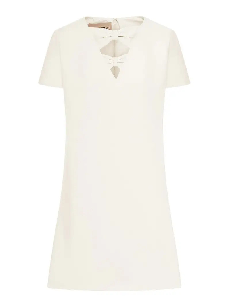 MiniVestito in crèpe con dettaglio fiocco Color Carne E Neutri