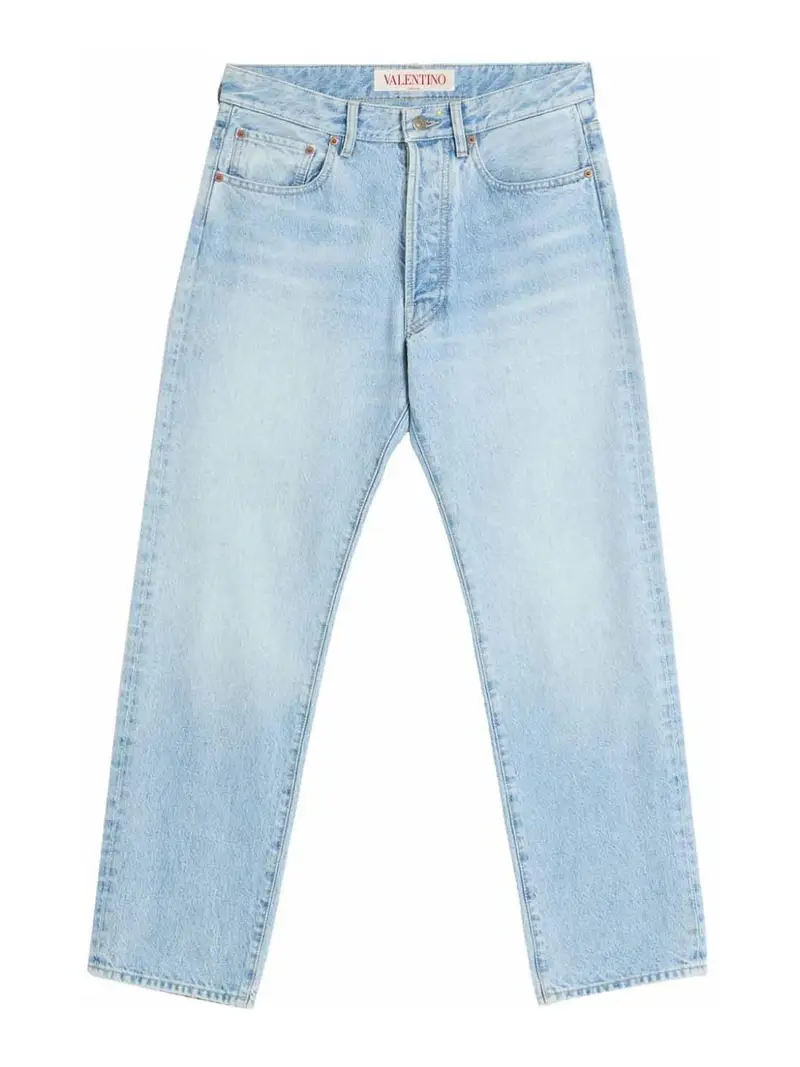 Pantalone Denim Blu Lav Chiaro Lavaggio scuro