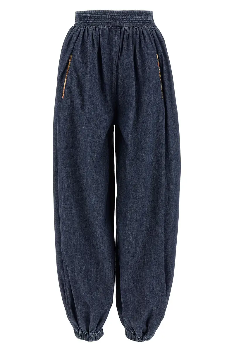 Pantalone Valentino Garavani Denim Chambray Blu
