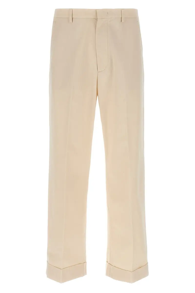 Pantalone Valentino Garavani Risvolto Beige