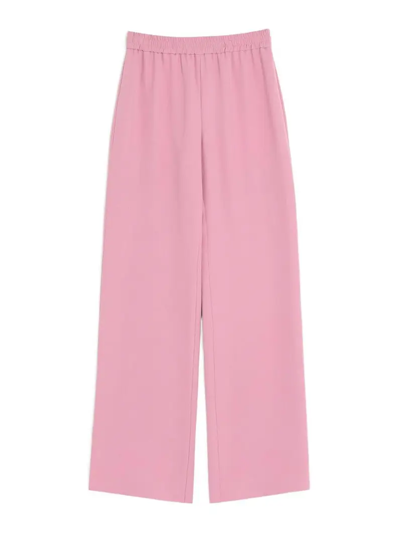 Pantaloni di seta Color Carne E Neutri