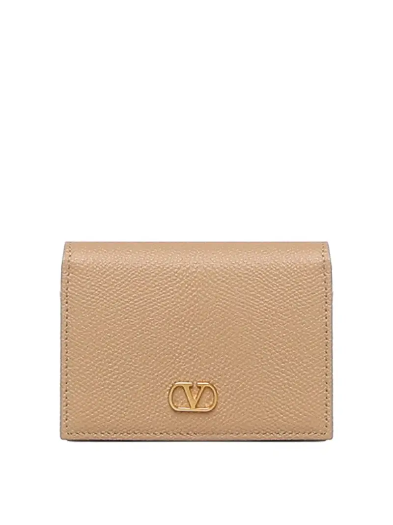 Portafoglio Vlogo Signature in pelle Rosa