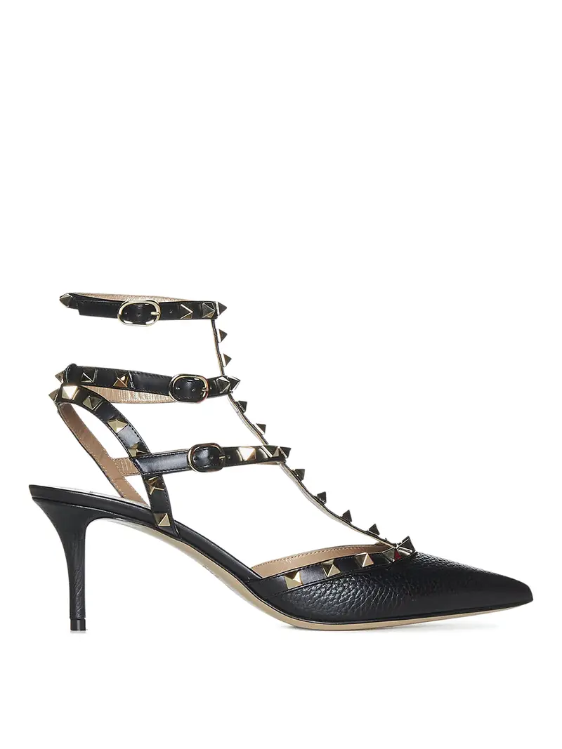 Sandali con lacci alla caviglia Nero