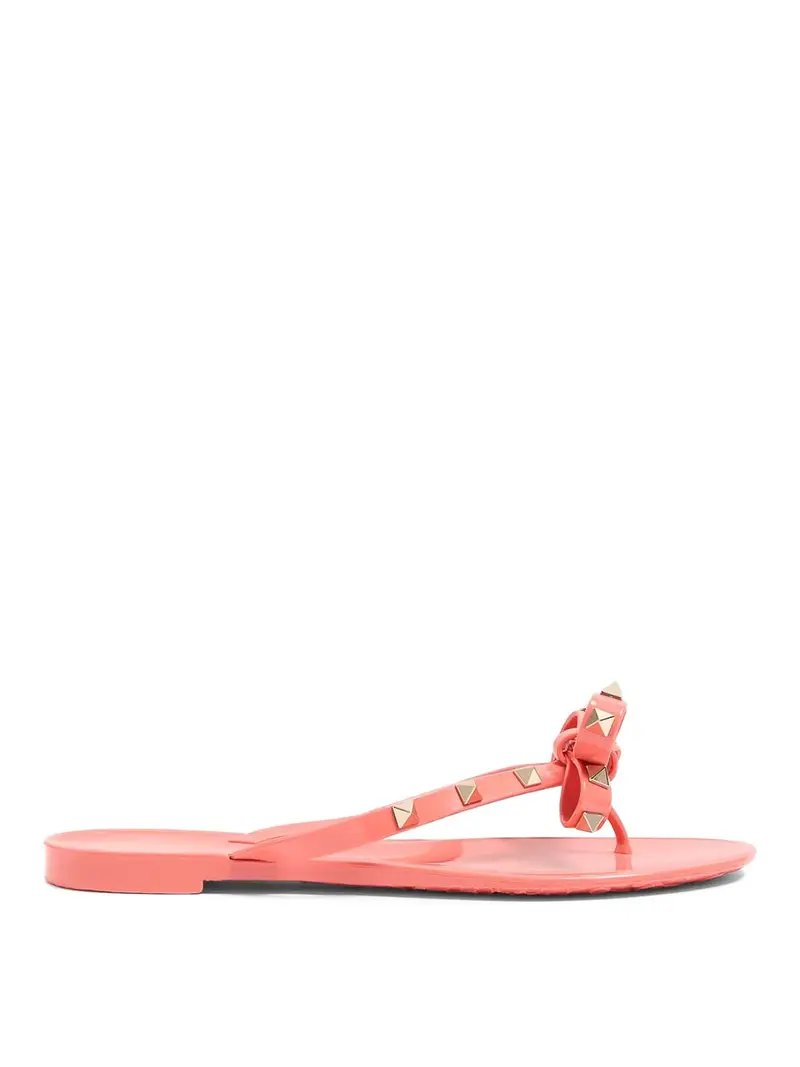 Sandali Rockstud estivi Rosso