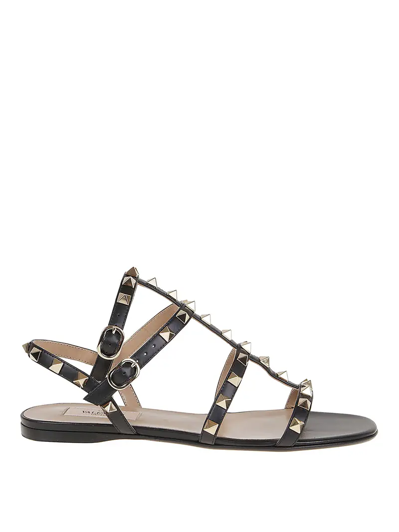 Sandali Rockstud Nero
