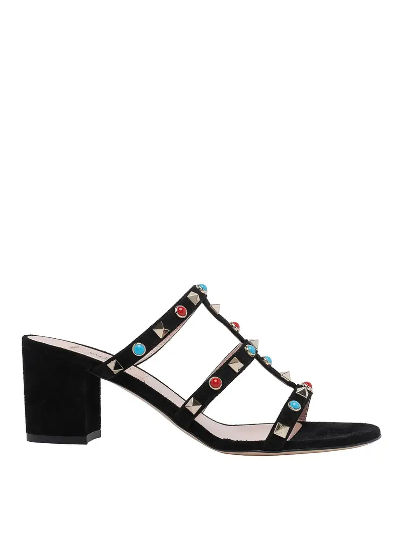 Sandali Rockstud Nero