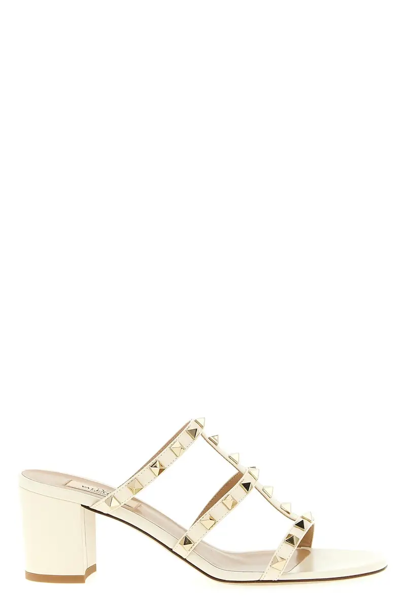 Sandalo 'Rockstud' Bianco