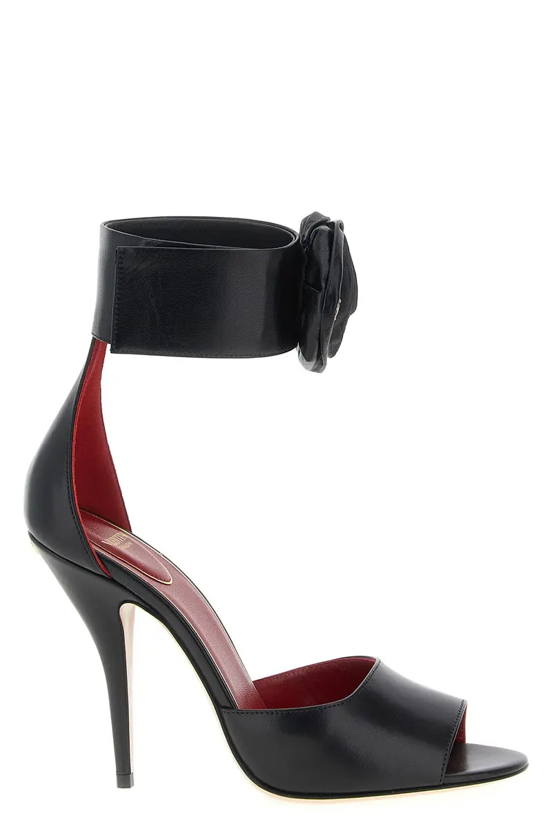 Sandalo Valentino Garavani 'Drip Rose' Nero