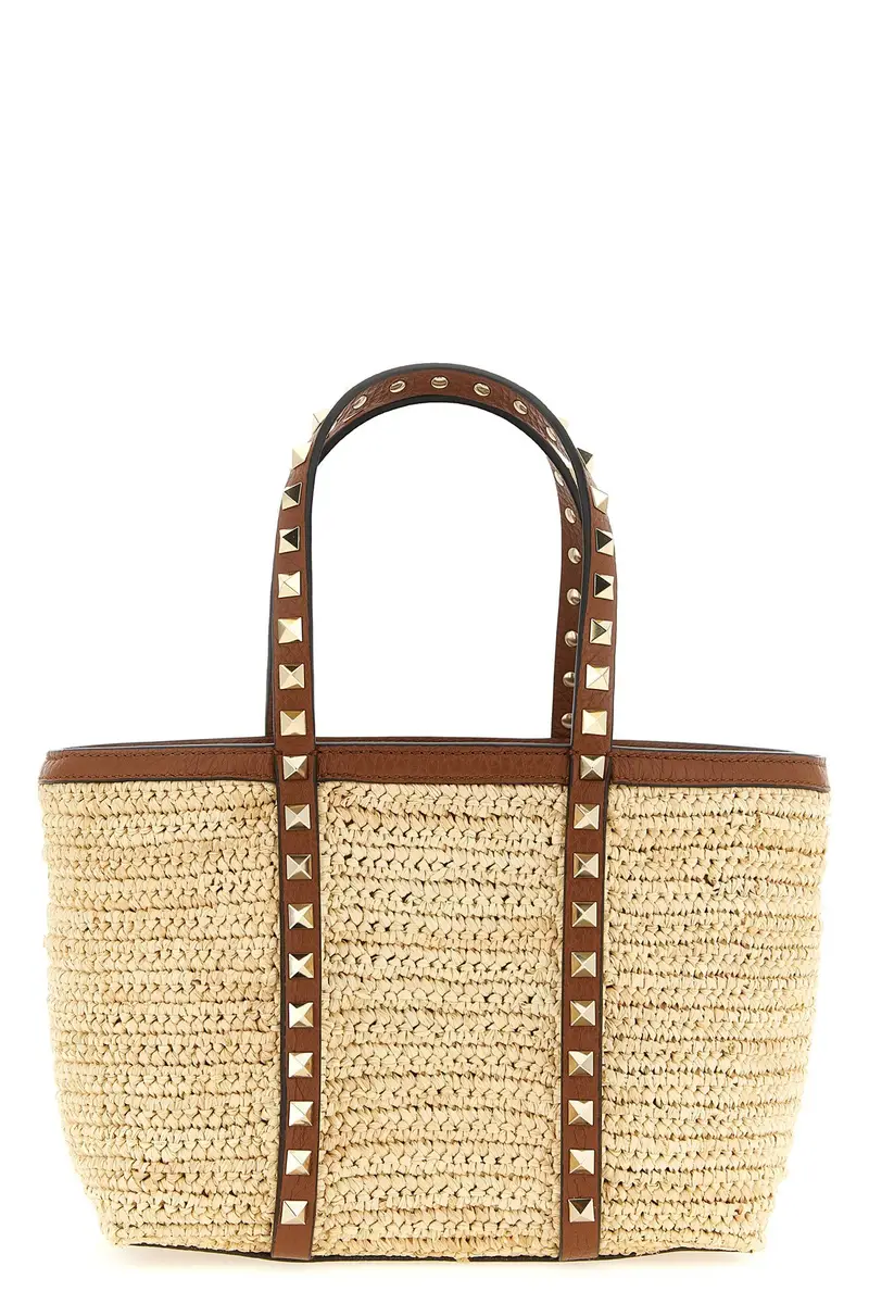 Shopping Valentino Garavani Rockstud Mini Beige