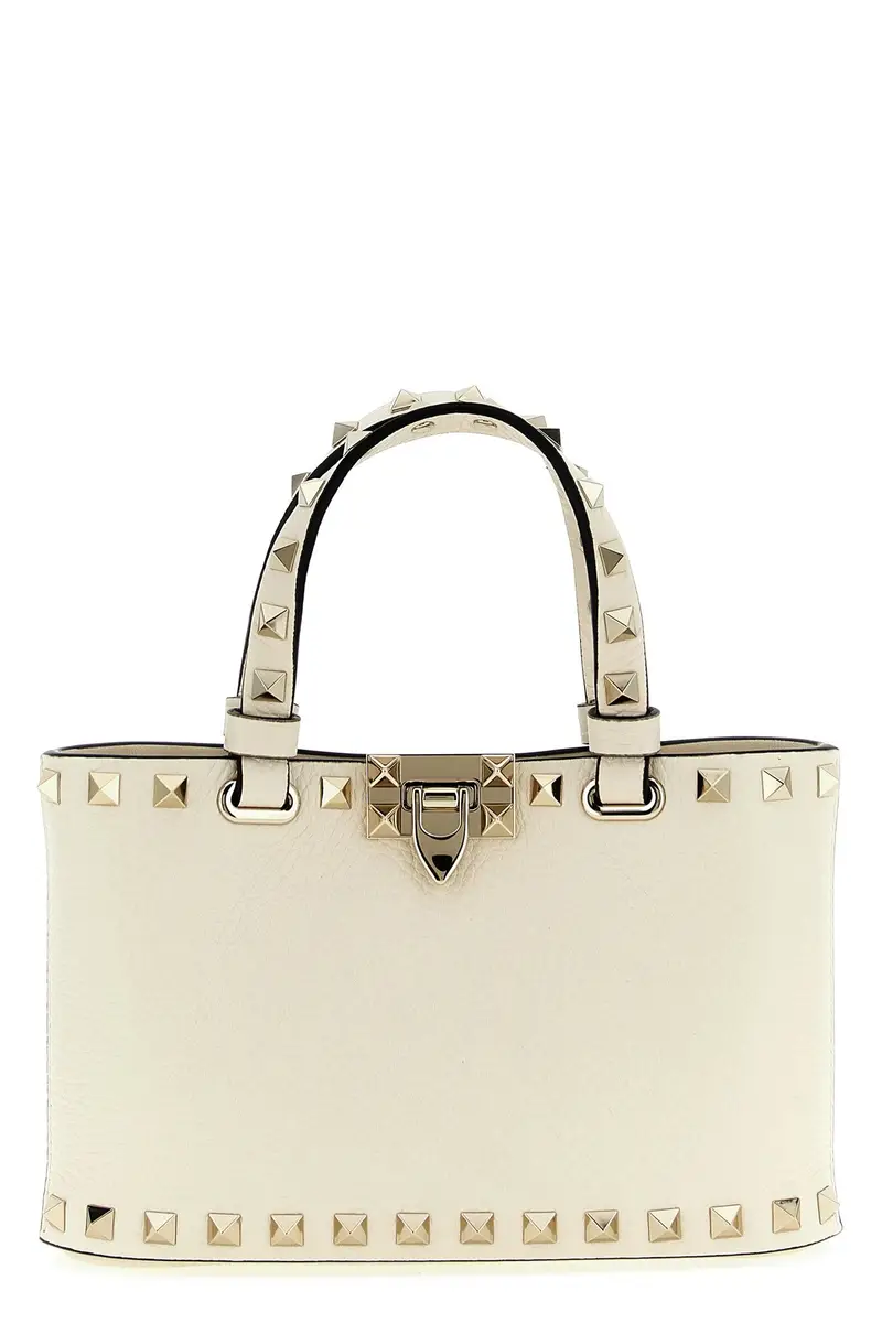 Shopping Valentino Garavani Rockstud Mini Beige
