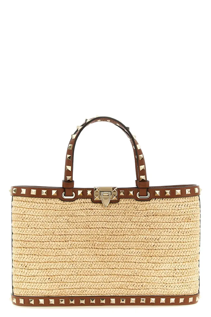 Shopping Valentino Garavani Rockstud Piccola Beige