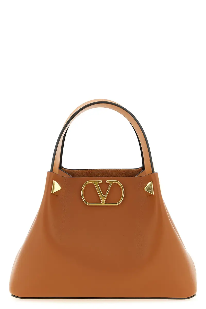 Shopping Valentino Garavani Vlogosignature Piccola Marrone