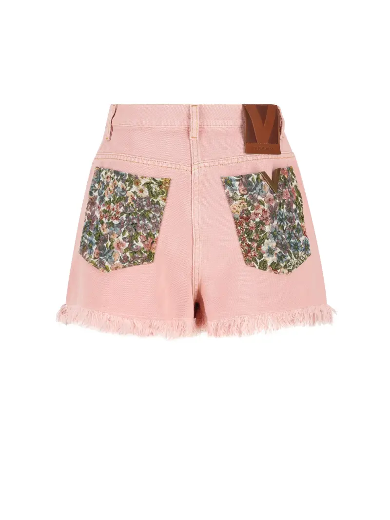 Shorts In Cotone ROSA miniatura 2