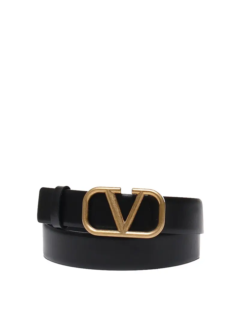 Signature Vlogo Belt Nero