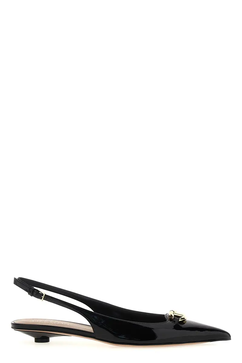 Slingback Valentino Garavani Vlogo Moon Nero