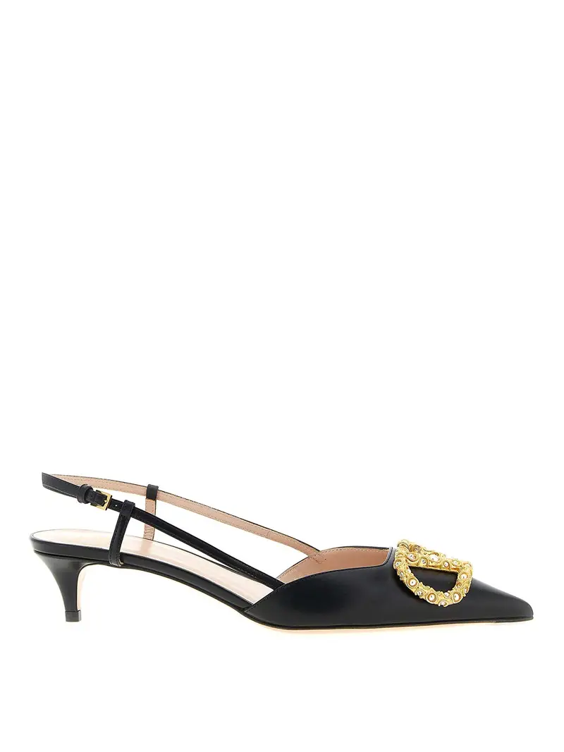 Slingback Vlogo Signature Nero