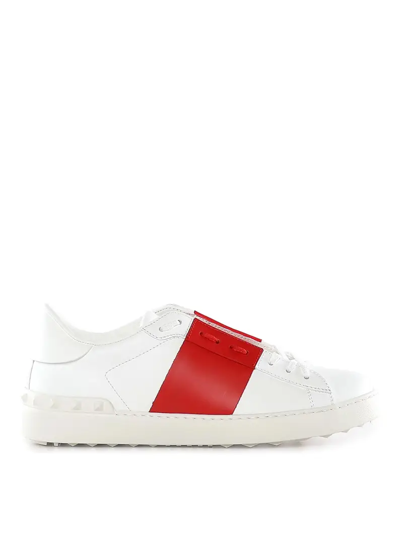 Sneaker Open Toe In Vitello Bianco