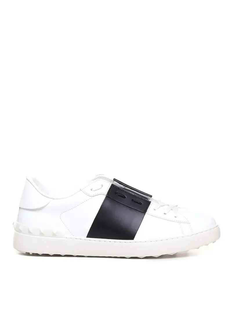 Sneaker Open Toe In Vitello Bianco
