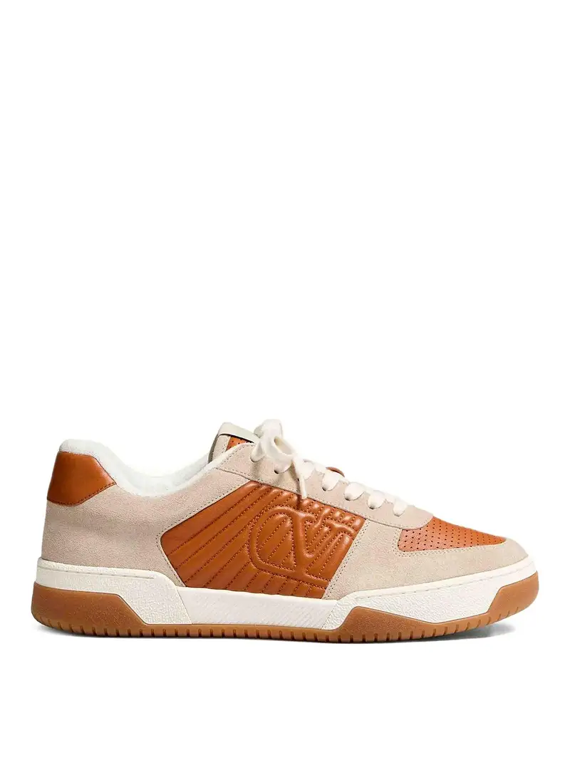 Sneakers in pelle Beige