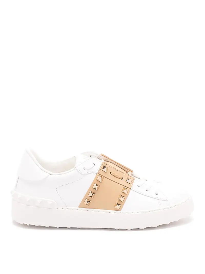 Sneakers senza titolo Rockstud Beige