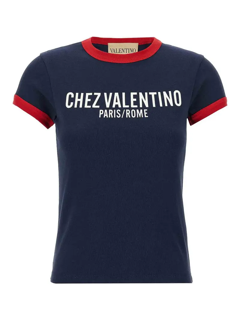 Valentino Garavani T-shirt Blu 4354817