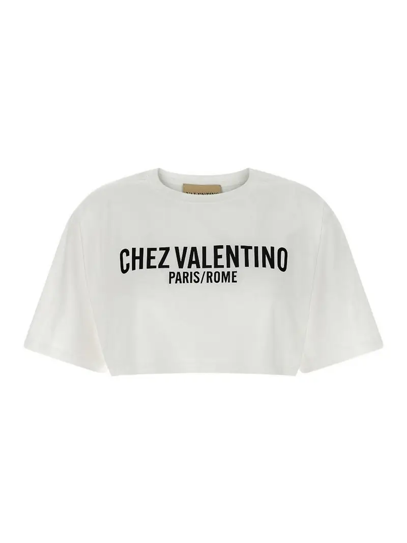 T-shirt Chez in cotone Bianco