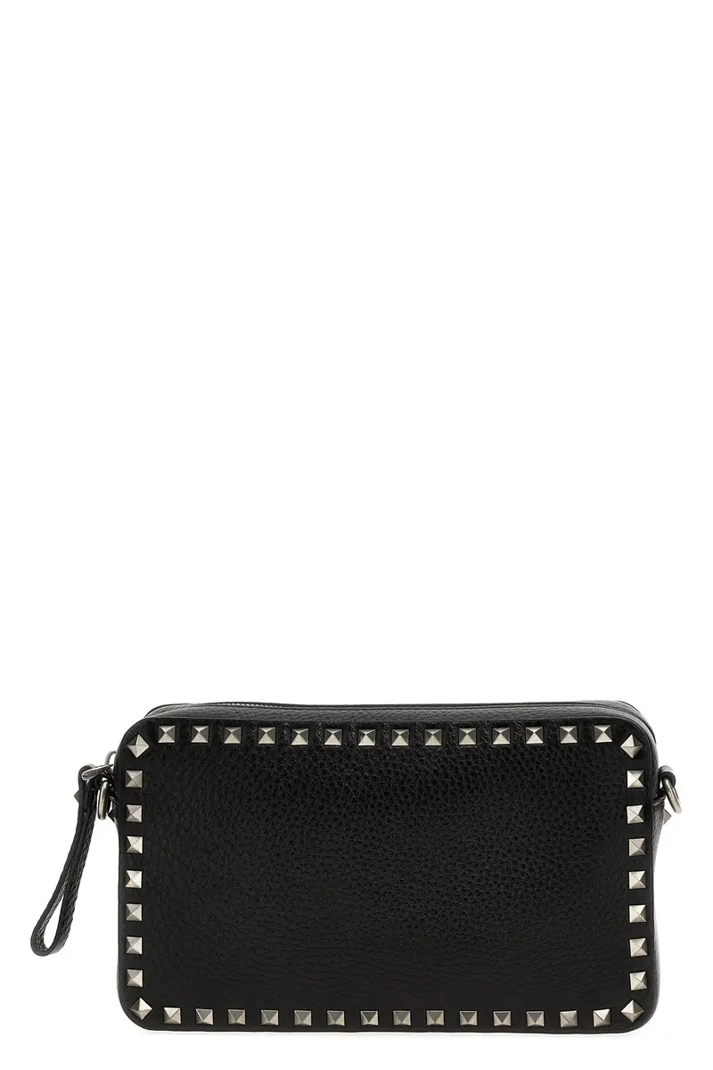 Tracolla Valentino Garavani 'Rockstud' Nero