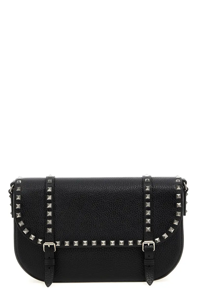 Tracolla Valentino Garavani Rockstud Nero