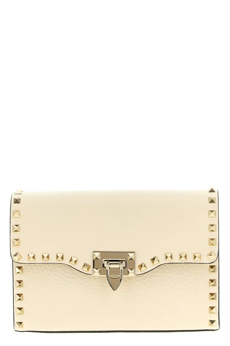 Tracolla Valentino Garavani 'Rockstud' Piccola Bianco