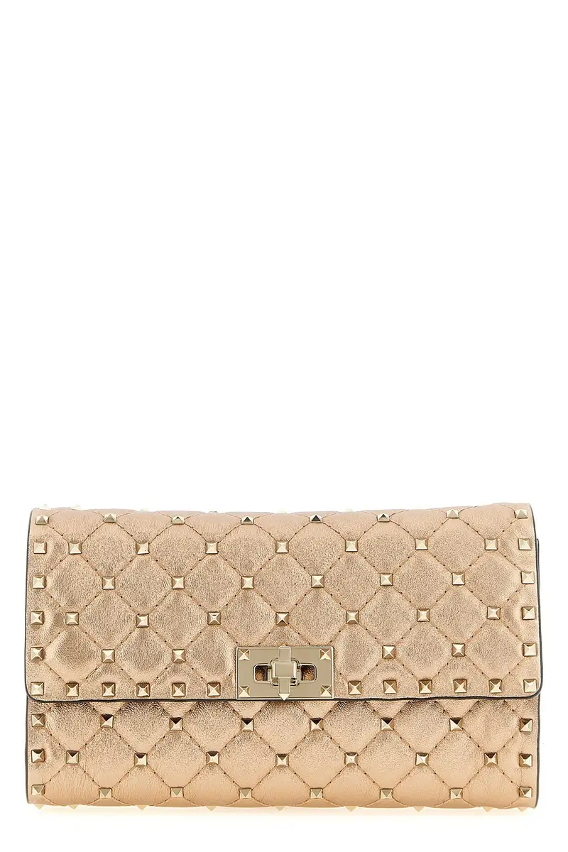 Tracolla Valentino Garavani Rockstud Spike Rosa
