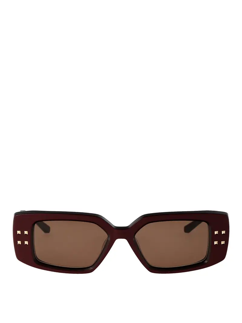 V - Occhiali da sole Cinque Rosso