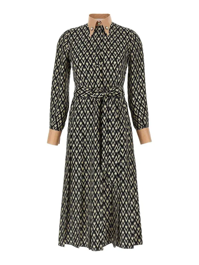 Vestito midi Multicolore