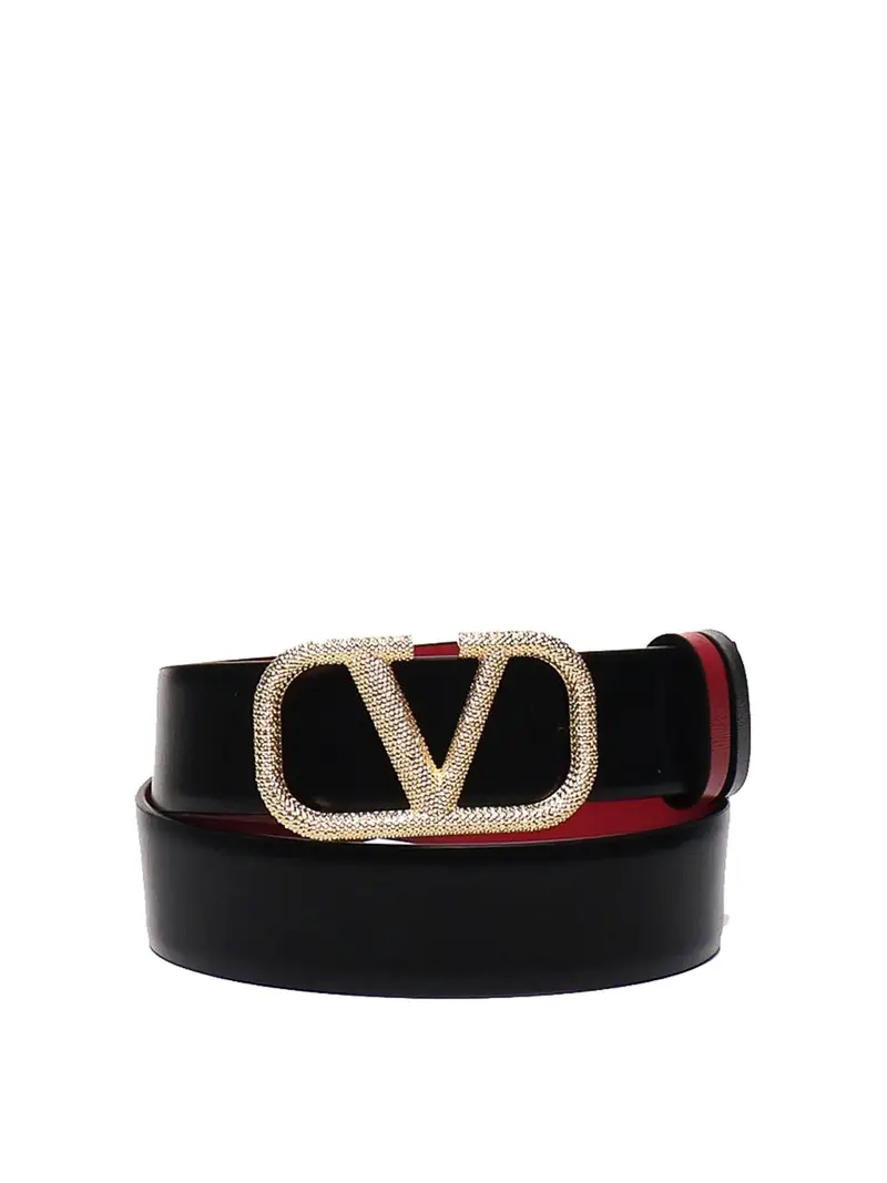 Vlogo Reversible Belt Rosso