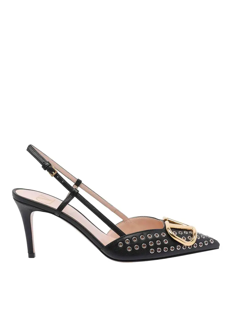 Vlogo Signature Slingback Decollete Nero