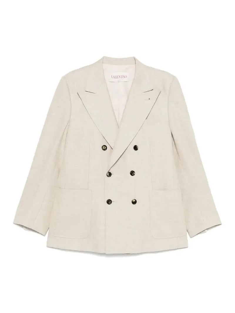 Giacca a doppio petto Beige