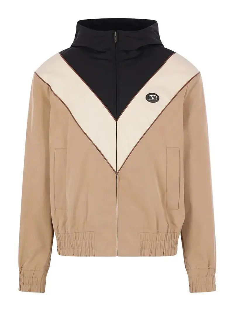 Giacca con firma Vlogo Nero