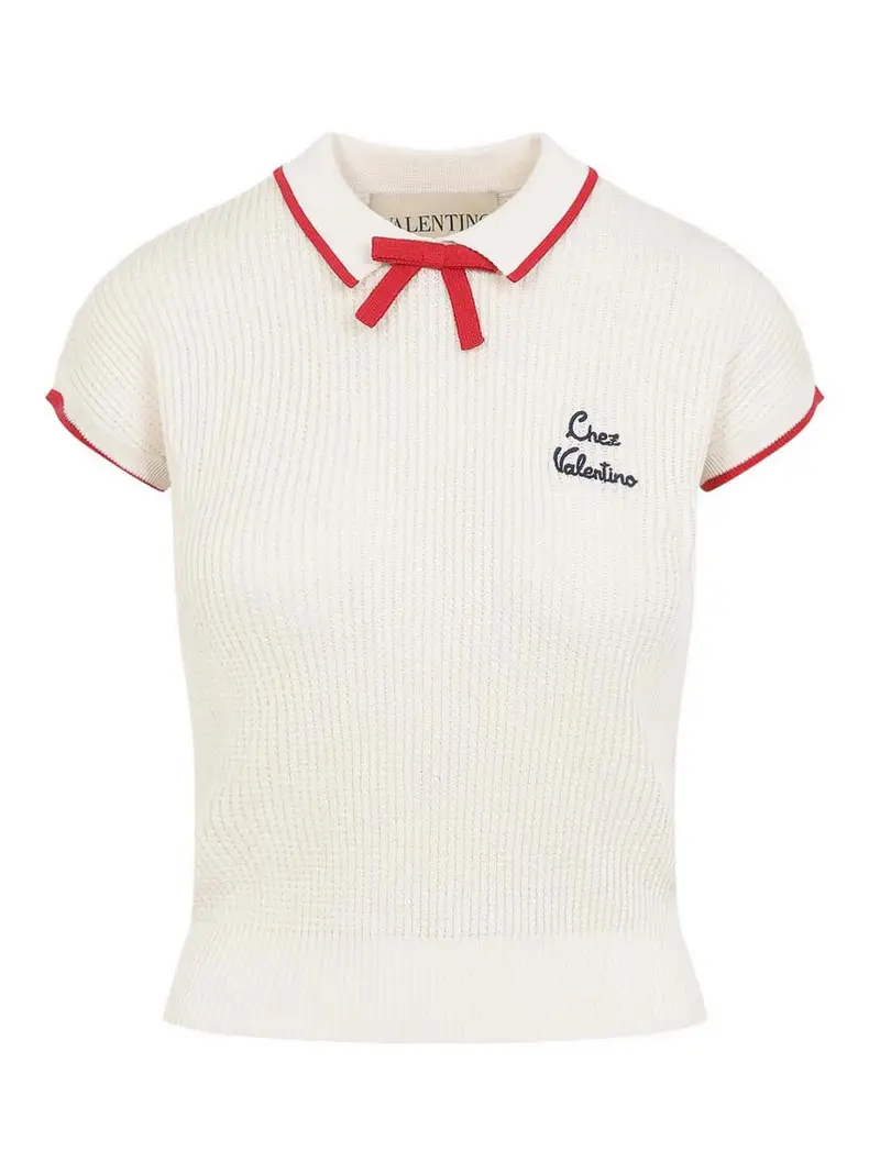 Maglione di cotone Bianco