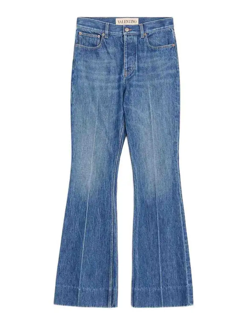 Pantaloni in denim a 5 tasche Lavaggio Medio
