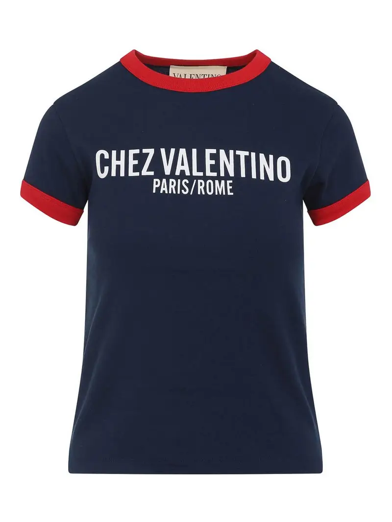 Valentino T-shirt Crema 3283306