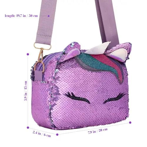 VALICLUD Borsa a tracolla Donna Lilla 2863660 miniatura 3