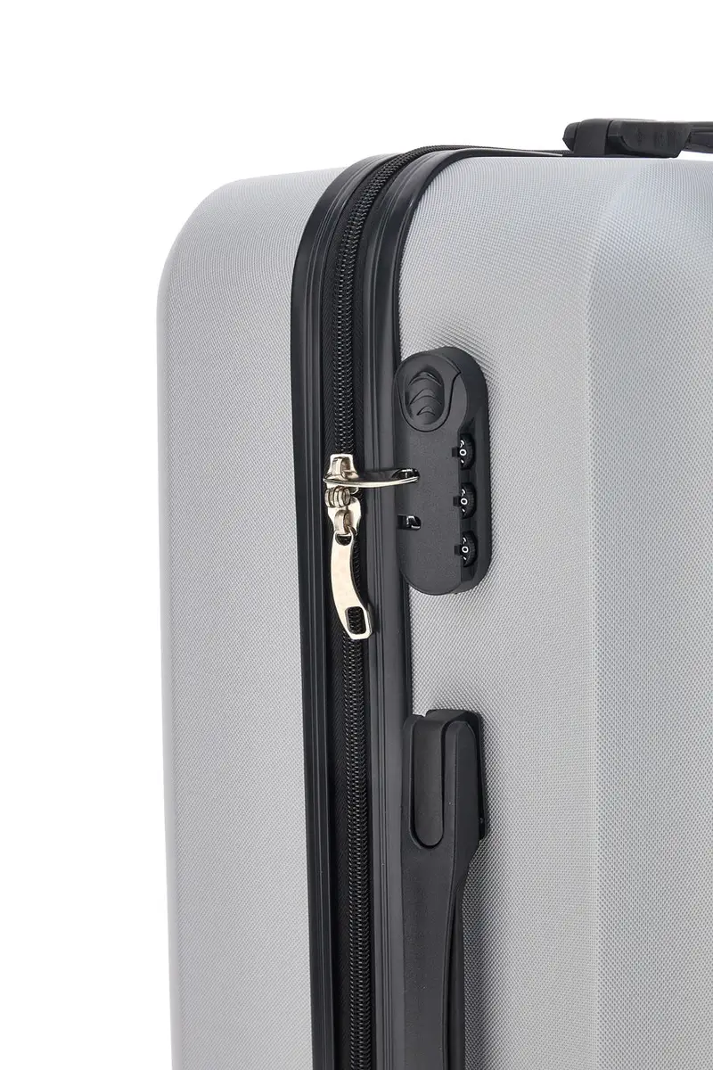 Valigia media argento con ruote girevoli 2T2L1235174/M miniatura 2