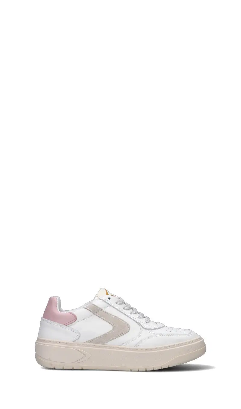 HYPE Sneaker donna bianca/rosa in pelle Vario