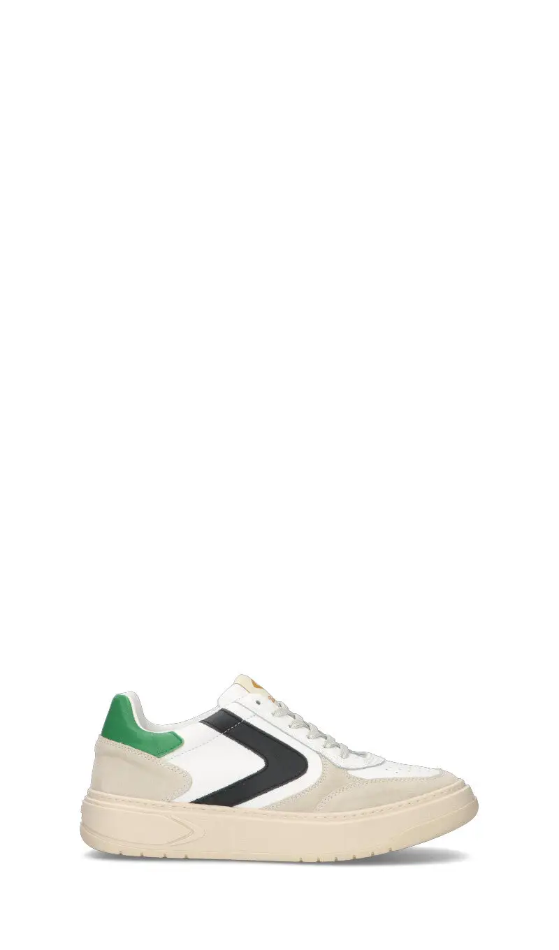 HYPE Sneaker uomo bianca/verde in pelle Vario