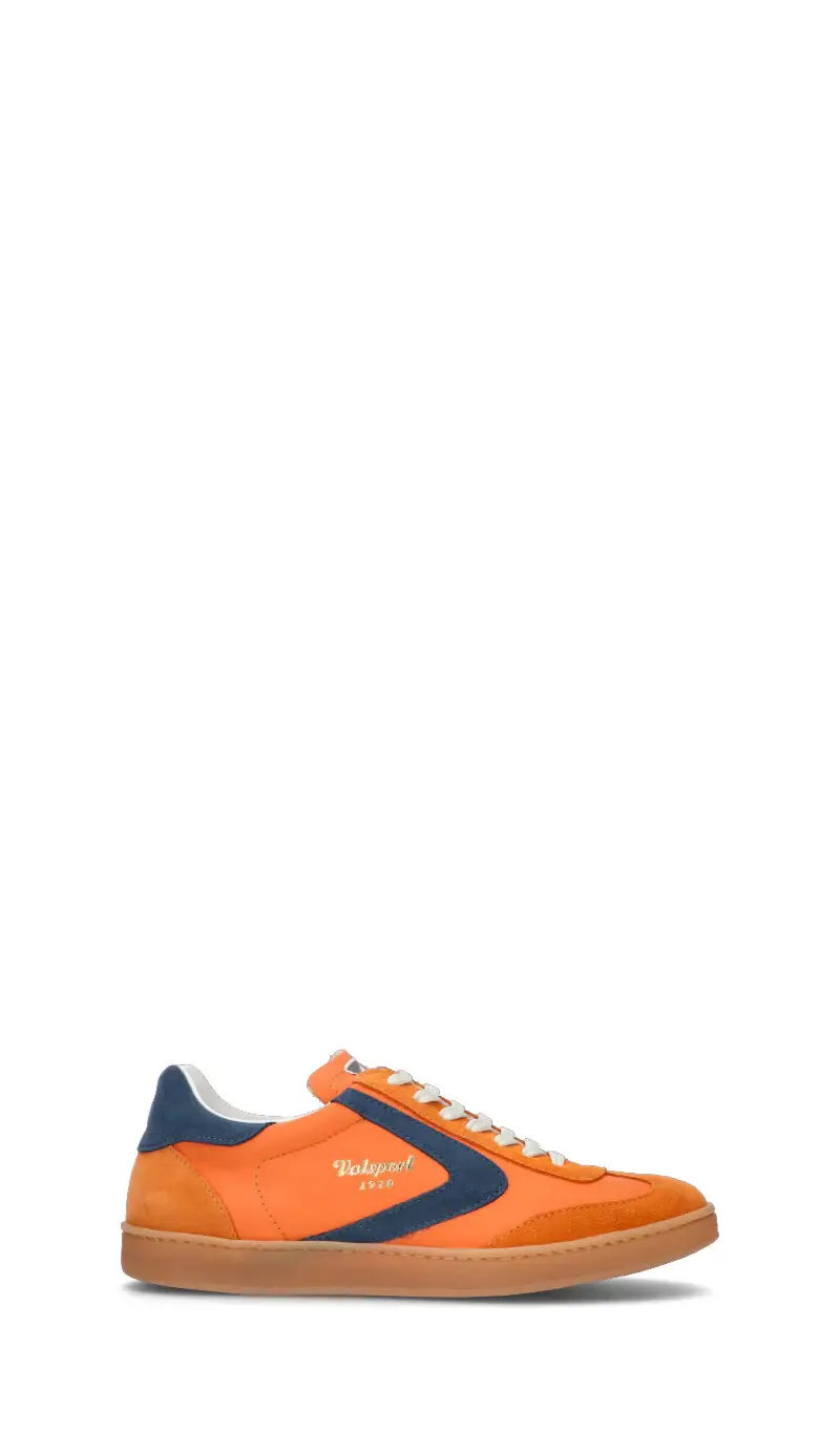 OLIMPIA Sneaker uomo arancio/blu in pelle Vario