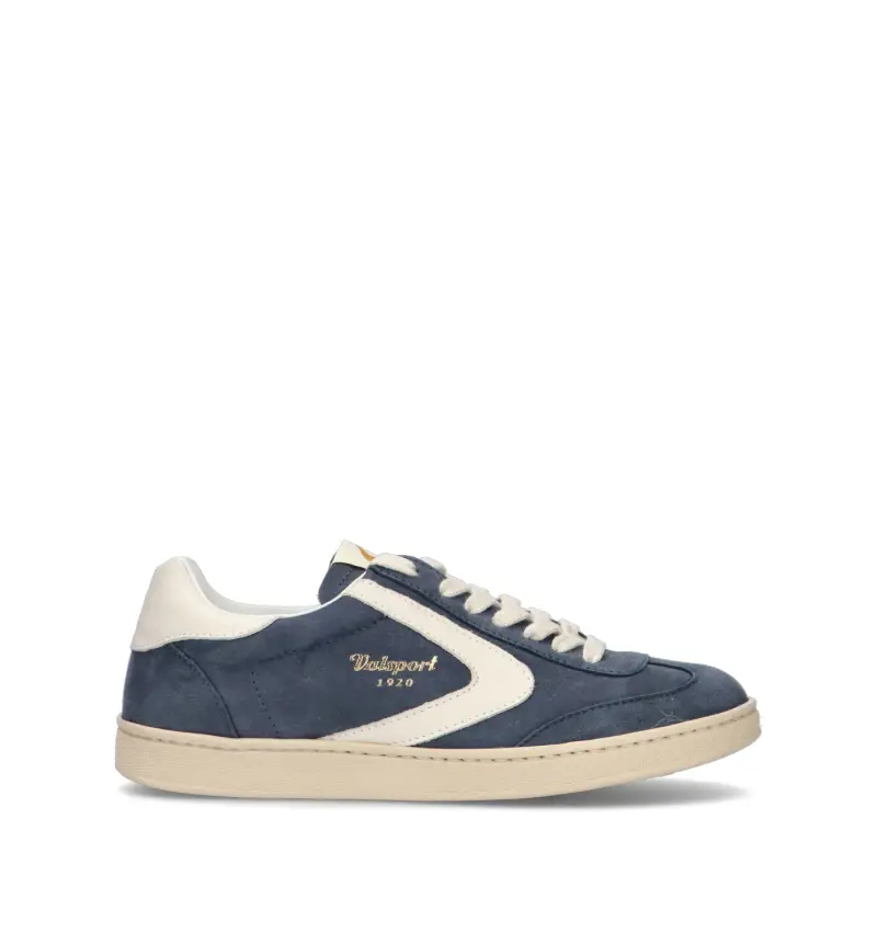 OLIMPIA Sneaker uomo blu in nabuk Vario